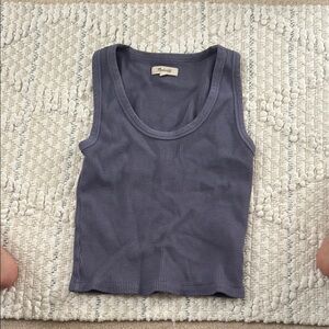 Madewell Women's Blue Tank Top